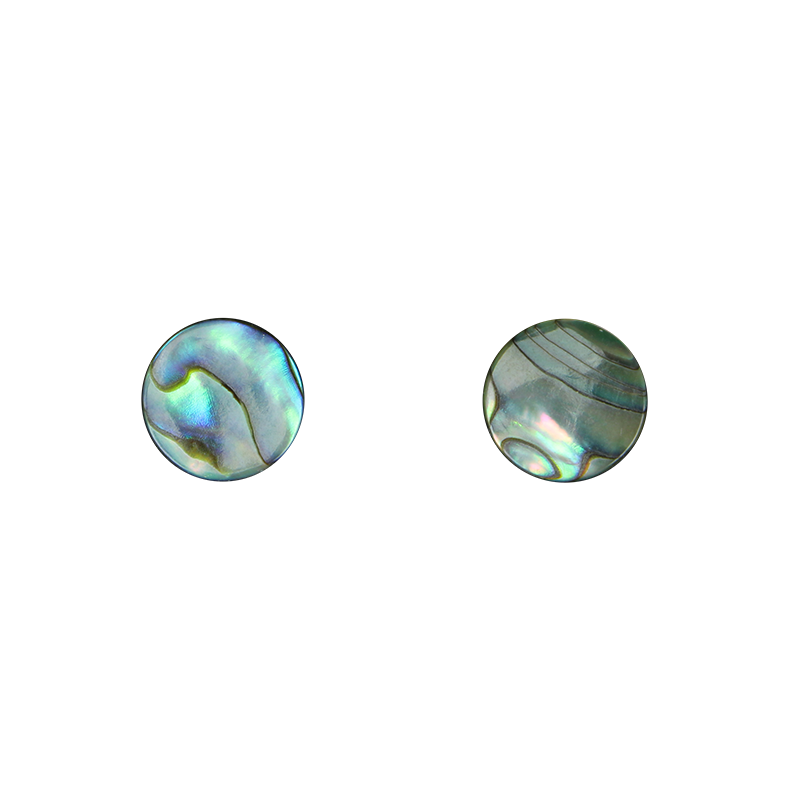 BPCCCT12_2 - PAUA - CIRCLE - NATURAL CURVE, CLEAN BACK, TUMBLED POLISHED - OCEAN SHELL STUDIOS