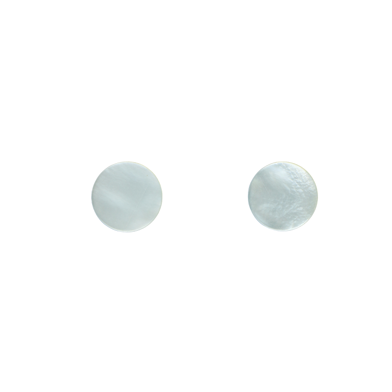 BWCFCT15_2 - WMOP WW - CIRCLE - FLAT, CLEAN BACK, TUMBLED POLISHED - OCEAN SHELL STUDIOS