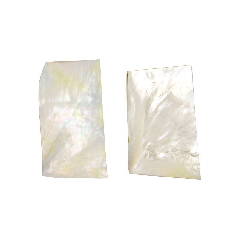 BWRCCNL_2 - Large (12pcs) WMOP WW - RECTANGLE - NATURAL CURVE, CLEAN BACK, NOT POLISHED - OCEAN SHELL STUDIOS