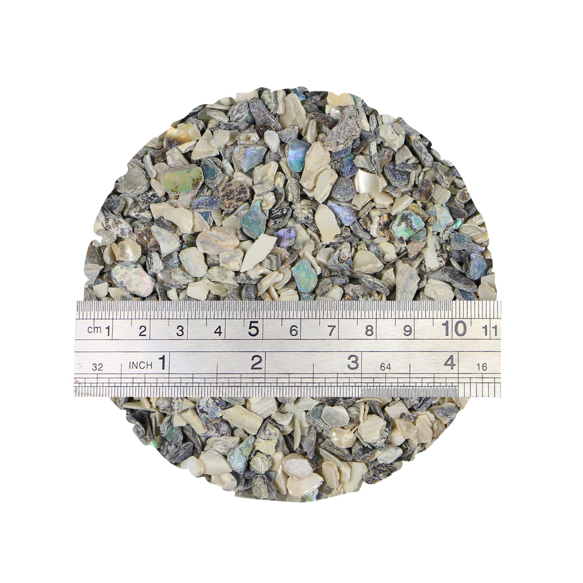 OSFAB_2 - 1kg SHELL TERRAZZO CHIP - NZ & AFRICAN ABALONE MIX - 1-7MM - OCEAN SHELL STUDIOS