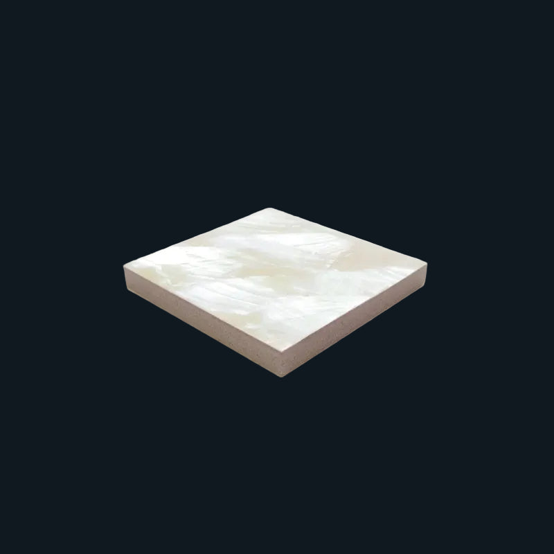 TAPI - 50mm x 50mm SHELL VENEER TILE ABALONE PEARL NATURAL - OCEAN SHELL STUDIOS
