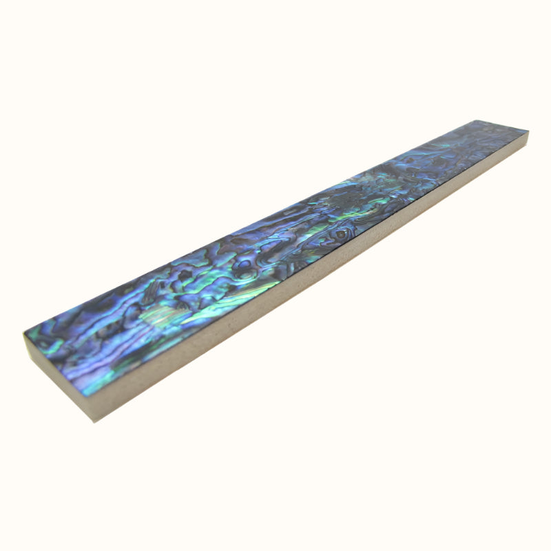 TP25 - 200x25mm SHELL VENEER TILE PAUA ALL NATURAL - OCEAN SHELL STUDIOS