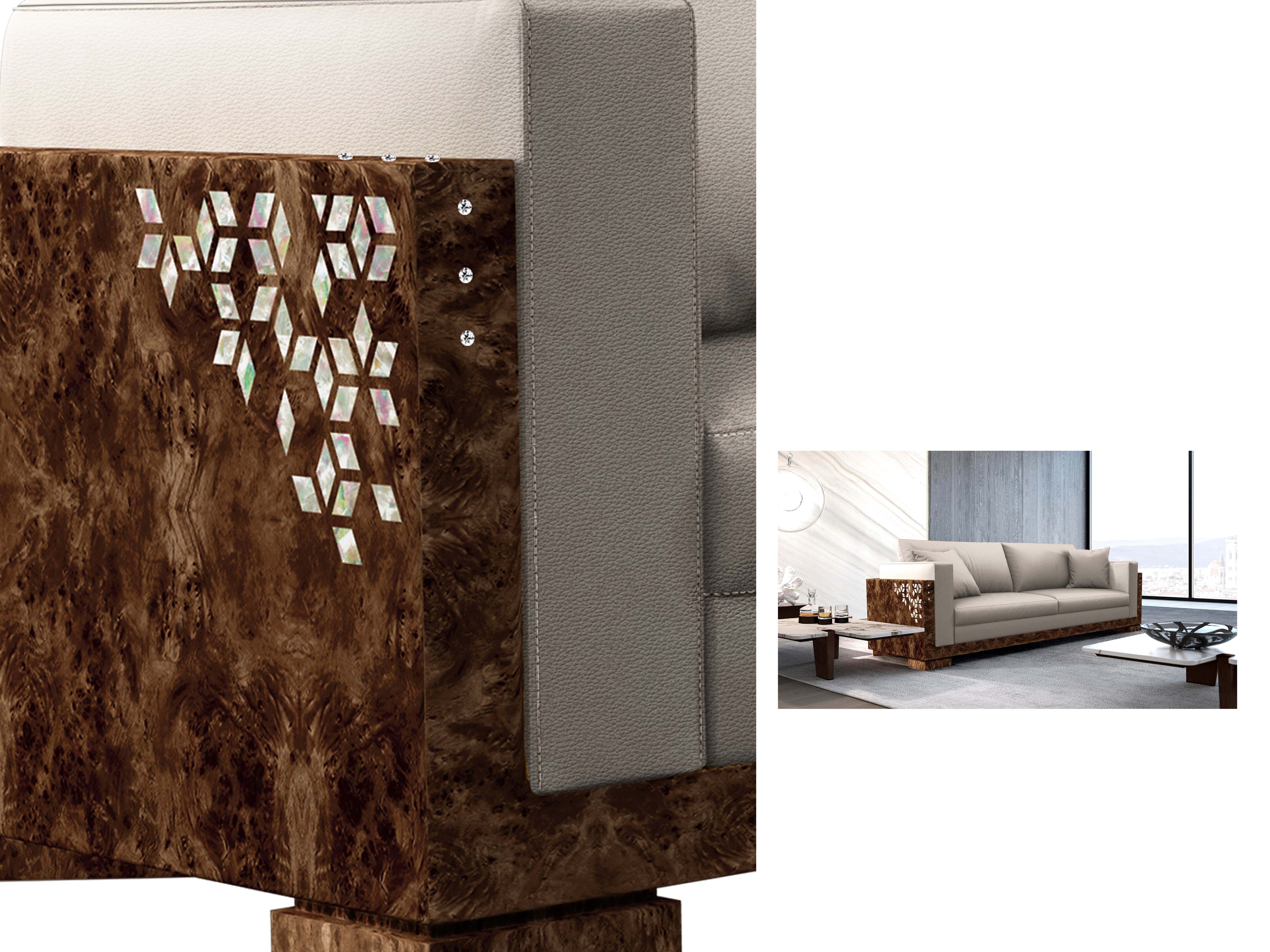 Indiam White Mother of Pearl Inlay