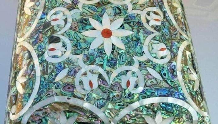 Saudi Arabia Cushion with Mother of Pearl Inlay