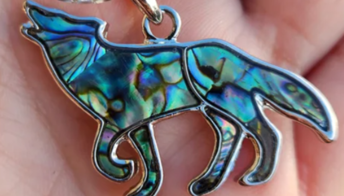 Culture Shock Jewelry- Silver Pendant With Resin Cast Paua