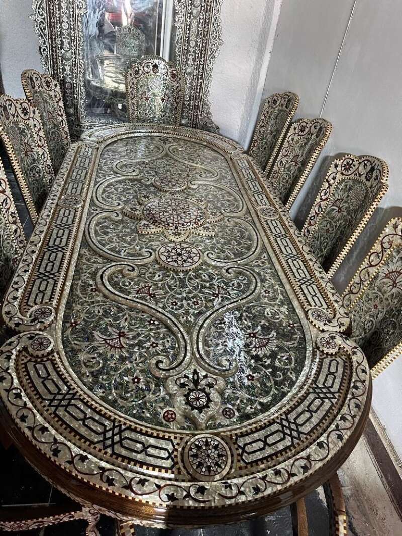 Mother of Pearl Mosaic Furniture