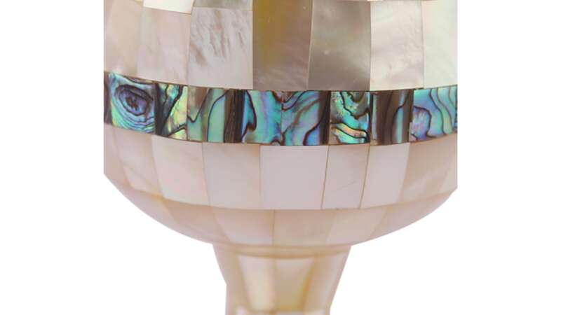 Paua and Mother of Pearl In Pietra Dura Cup