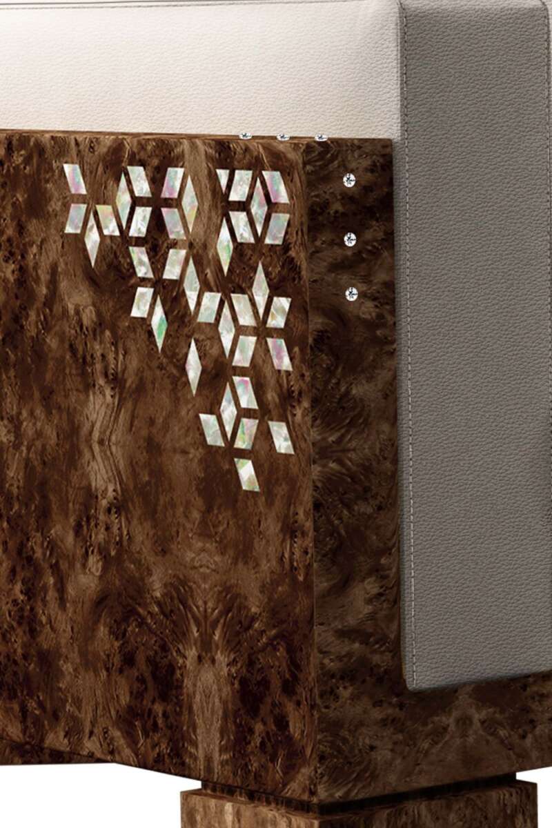 Mother of Pearl Inlay, Indian Couch