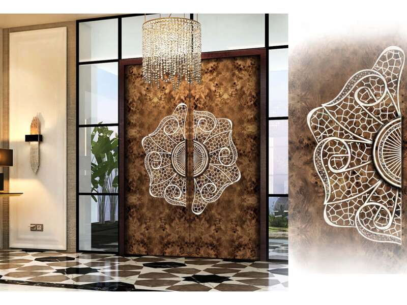 Grand Door With Mother of Pearl Inlay