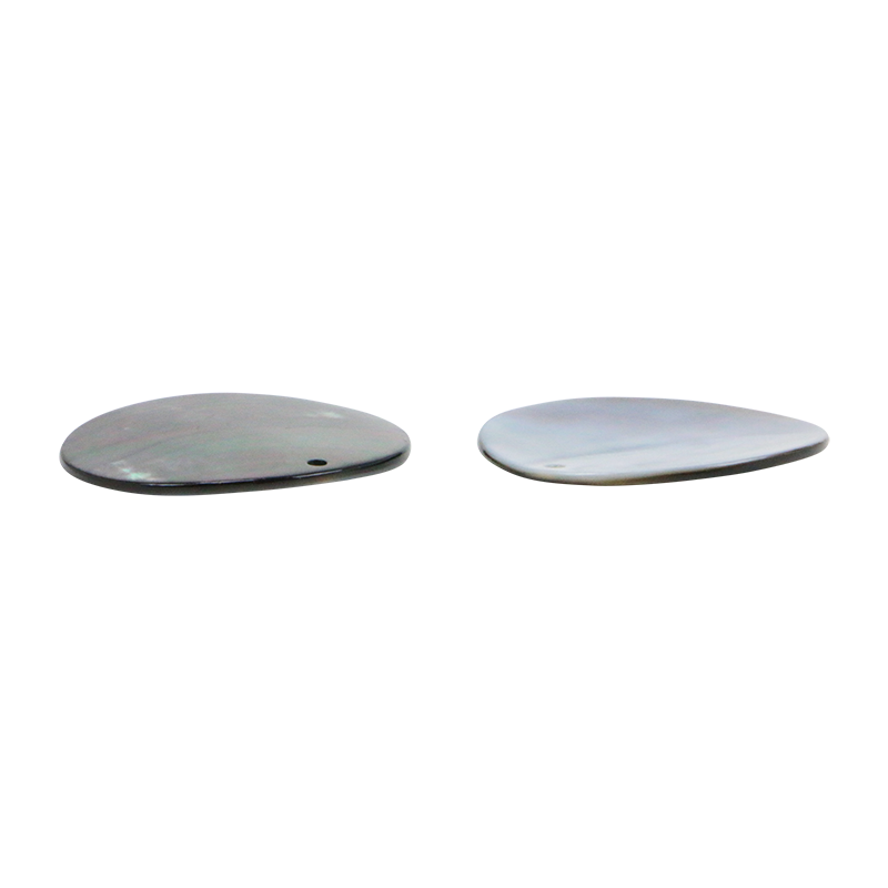 BBCDCCT40_3 - BMOP - CIRCLE DRILLED - NATURAL CURVE, CLEAN BACK, TUMBLED POLISHED - OCEAN SHELL STUDIOS