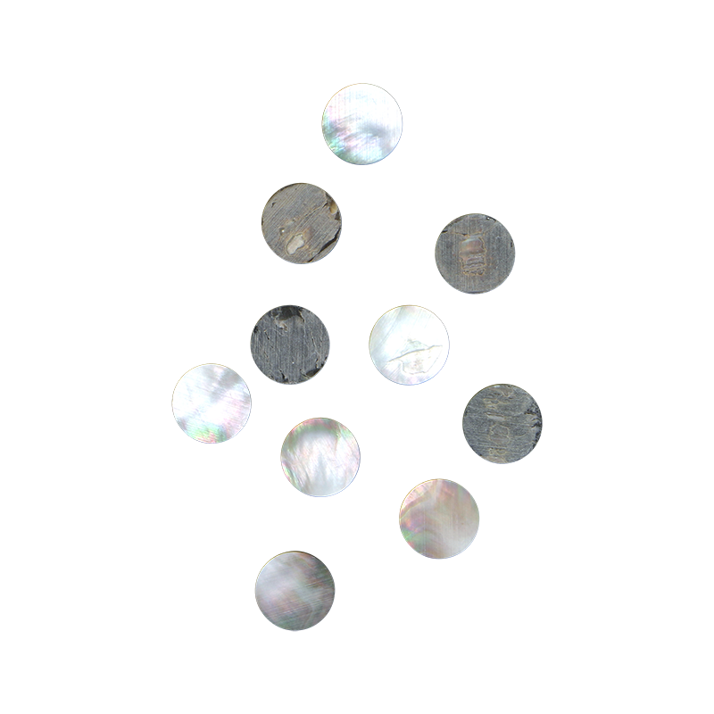BBCFGN25-1.5 - BMOP - CIRCLE - FLAT, GROUND BACK, NOT POLISHED - OCEAN SHELL STUDIOS
