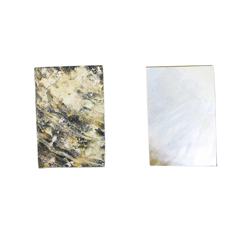 BBRCON30_2 - BMOP - RECTANGLE - NATURAL CURVE, ORIGINAL BACK, NOT POLISHED - OCEAN SHELL STUDIOS