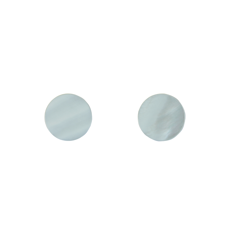 BFCFCT20_2 - 20mm (12pcs) F/W MOP - CIRCLE - FLAT, CLEAN BACK, TUMBLED POLISHED - OCEAN SHELL STUDIOS