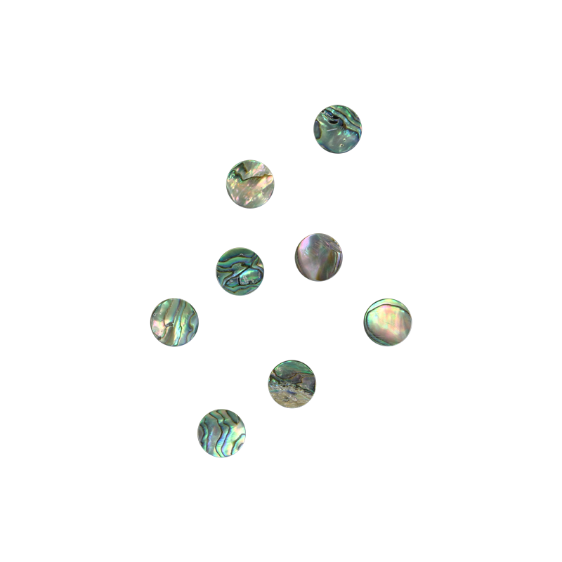BPCCCT15 - PAUA - CIRCLE - NATURAL CURVE, CLEAN BACK, TUMBLED POLISHED - OCEAN SHELL STUDIOS