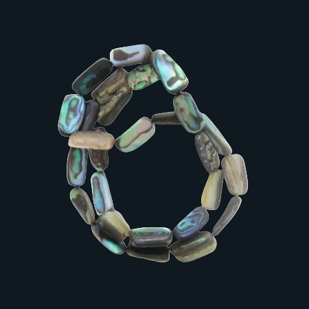 BPFS_2 - SHELL BEAD - PAUA FREEFORM - (25 PCS) - OCEAN SHELL STUDIOS