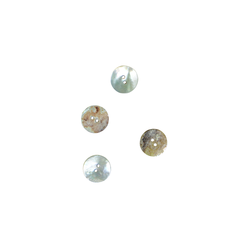 BUA17.5G - 17.5mm [28L] (12pcs) BUTTON AGOYA - OCEAN SHELL STUDIOS