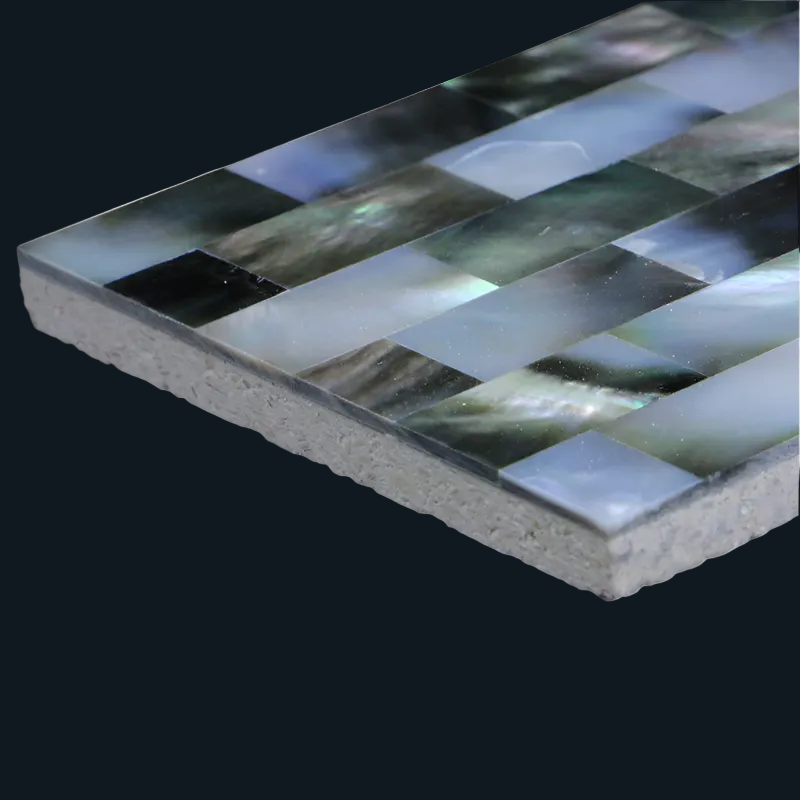 MOP101-150_3 - SOLID SHELL TILE - BLACK MOP - BRICK - OCEAN SHELL STUDIOS