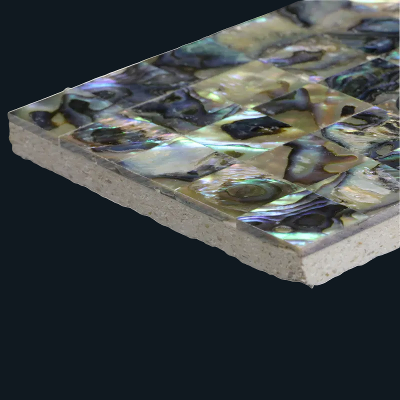 MOP802-150_3 - SOLID SHELL TILE - PAUA NATURAL - SQUARE - OCEAN SHELL STUDIOS