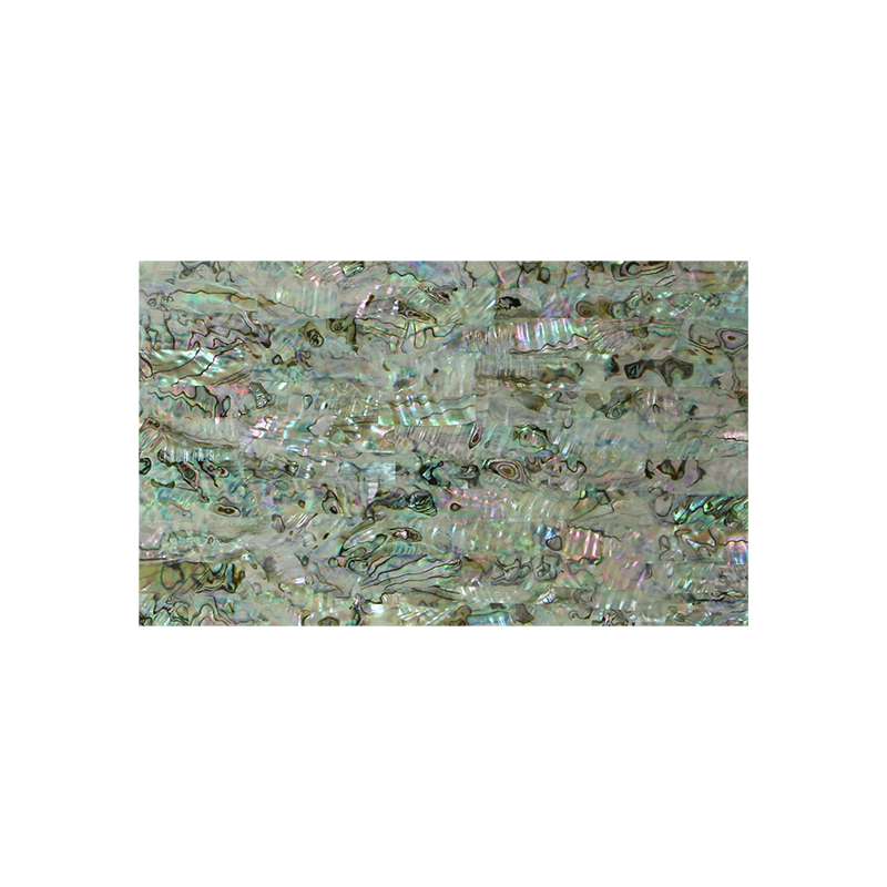 SC140MD1.5 - SHELL COMPOSITE UNCOATED - MEXICAN ABALONE - 230*130*1.5MM - 5 PLY DARK - OCEAN SHELL STUDIOS