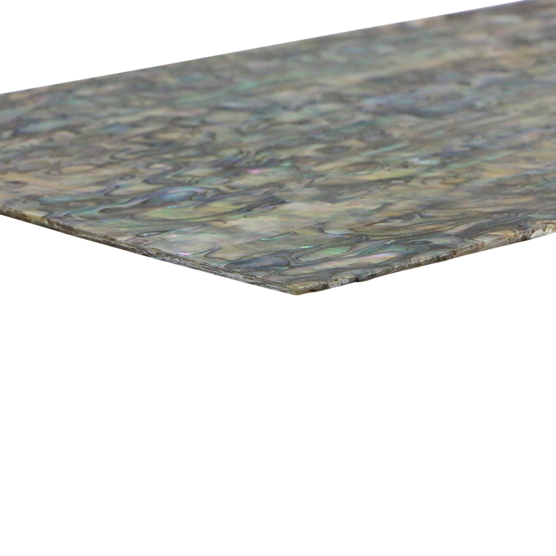 SC140MD1.5_2 - SHELL COMPOSITE UNCOATED - MEXICAN ABALONE - 230*130*1.5MM - 5 PLY DARK - OCEAN SHELL STUDIOS