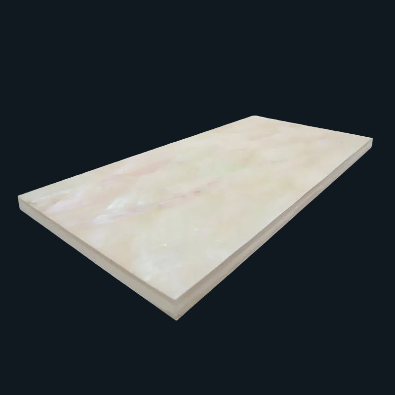 TAP100 - 200x100mm SHELL VENEER TILE ABALONE PEARL NATURAL - OCEAN SHELL STUDIOS