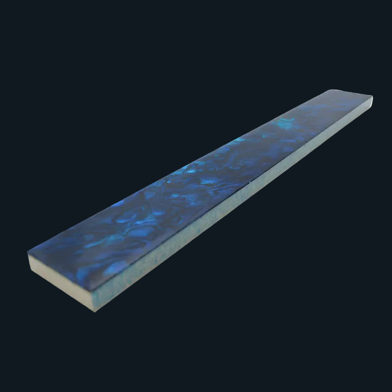 TB25 - 200x25mm SHELL VENEER TILE PAUA BLUE SAPPHIRE - OCEAN SHELL STUDIOS