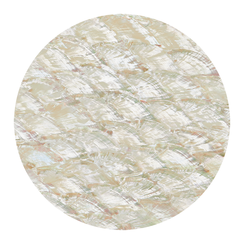 VCAN200 - RETAIL READY - SHELL VENEER COATED - ABALONE PEARL NATURAL - OCEAN SHELL STUDIOS