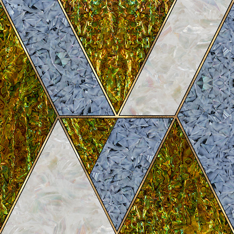VCPPG230_2 - SHELL VENEER COATED - WMOP AQUAMARINE - OCEAN SHELL STUDIOS