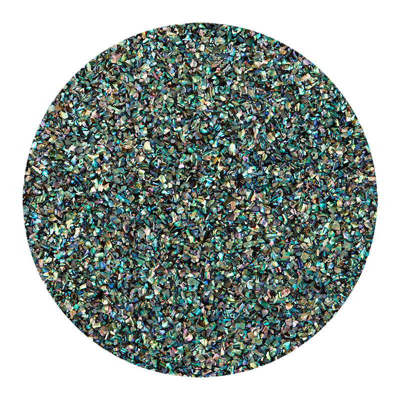 VCPX230 - SHELL VENEER COATED - PAUA NATURAL GALAXY - OCEAN SHELL STUDIOS