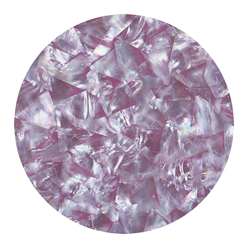VCWAP200 - RETAIL READY - SHELL VENEER COATED - WMOP AMETHYST PURPLE - OCEAN SHELL STUDIOS