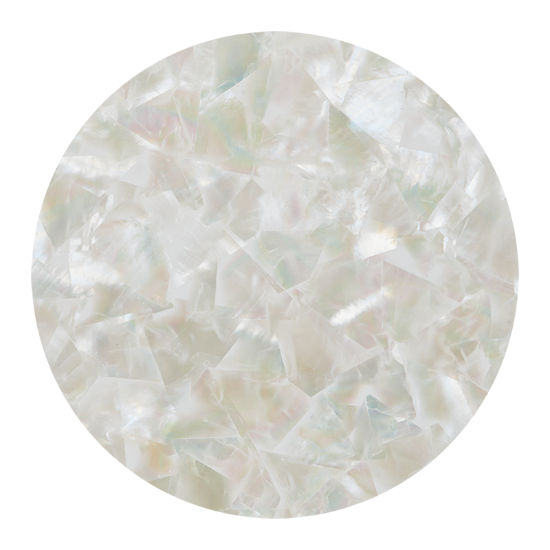 VCWM200 - RETAIL READY - SHELL VENEER COATED - WMOP NATURAL MOSAIC - OCEAN SHELL STUDIOS