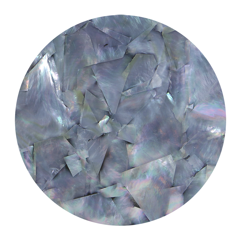 VMWAQ200 - SHELL VENEER COATED - WMOP AQUAMARINE - OCEAN SHELL STUDIOS